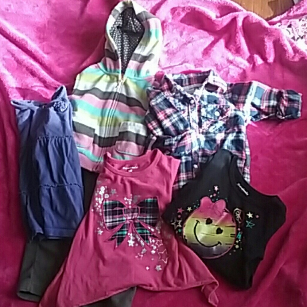 Girls 18M lot, long sleeves, fleece outfit