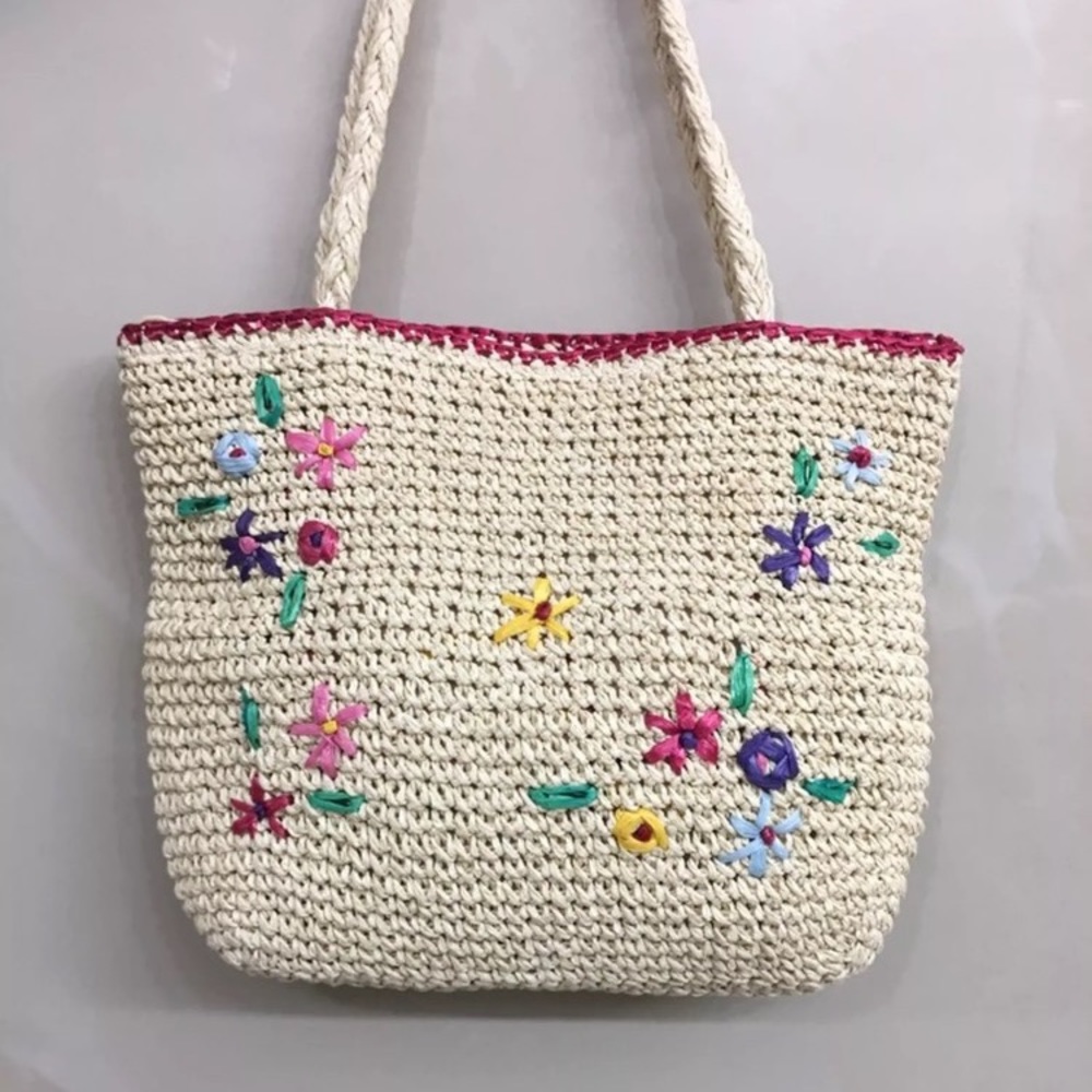 Khaki Cream Colored Purse