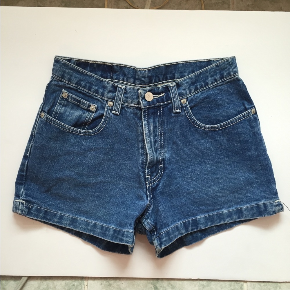 Vintage High Waist Mom Shorts