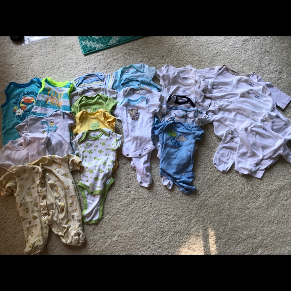 Boy Onsies 0-3 months