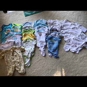 Boy Onsies 0-3 months