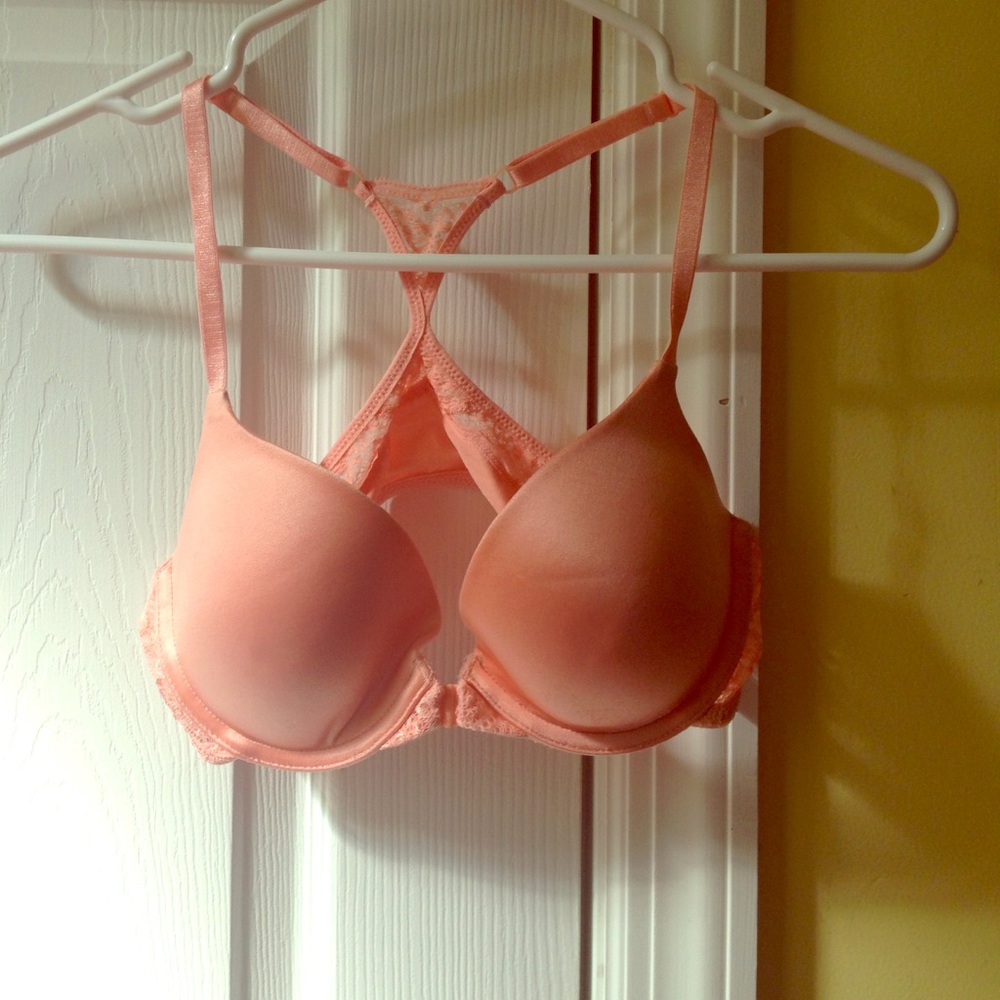 Peach Push-up Bra