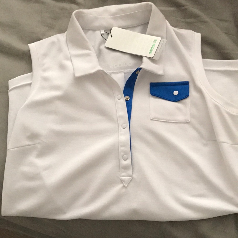 Adidas performance cut off golf shirt