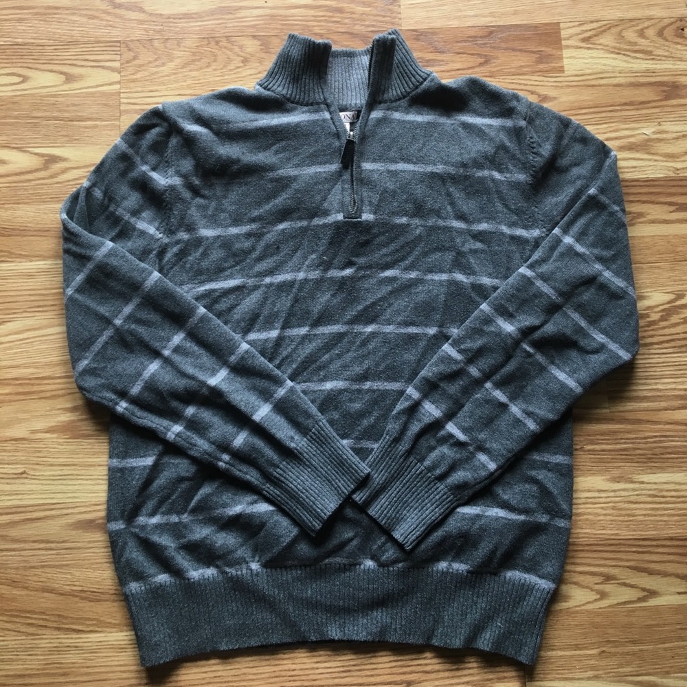 Merona Gray Striped Sweater