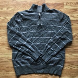 Merona Gray Striped Sweater
