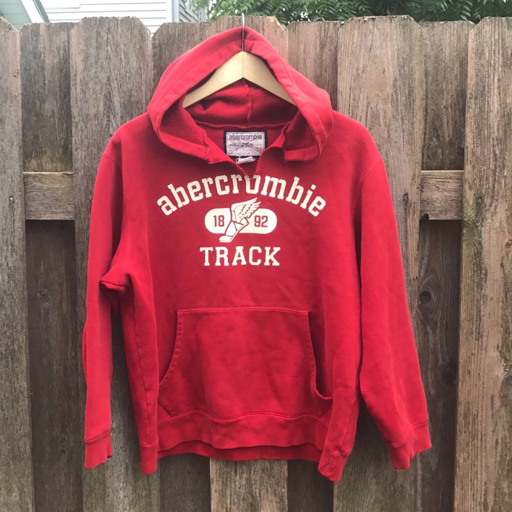Abercrombie distressed hoodie sweatshirt
