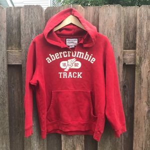 Abercrombie distressed hoodie sweatshirt