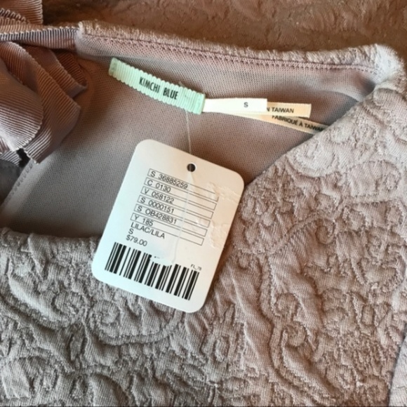 Urban Outfitters Lilac Damask Empire Mini Dress - Picture 5 of 6