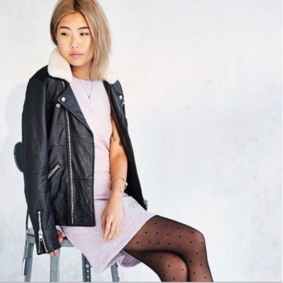 Urban Outfitters Lilac Damask Empire Mini Dress - Picture 3 of 6