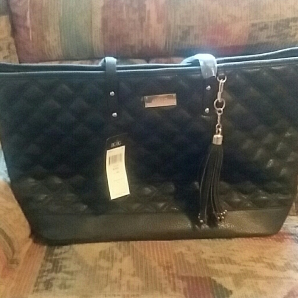 A BCBG BLACK BAG