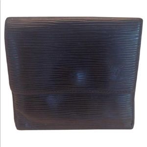 LV Wallet EPI Elise W Hook Trifold Leather France