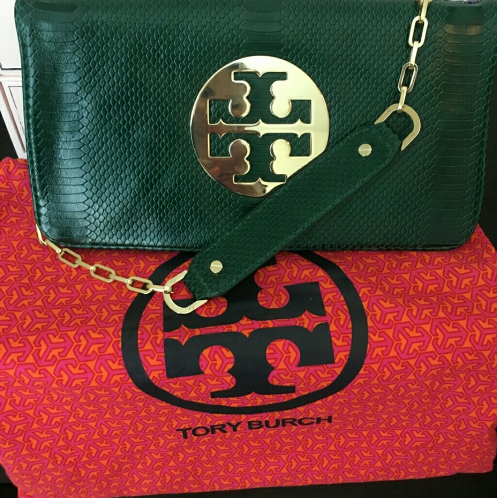 Tory Burch Emerald Green Purse