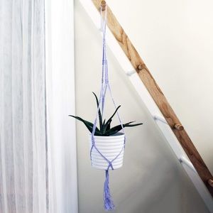 Lavender Macrame Hanger
