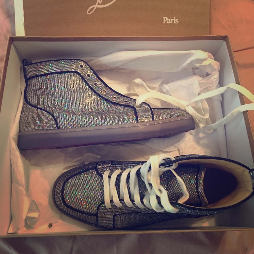 Sparkly Louboutin Sneakers