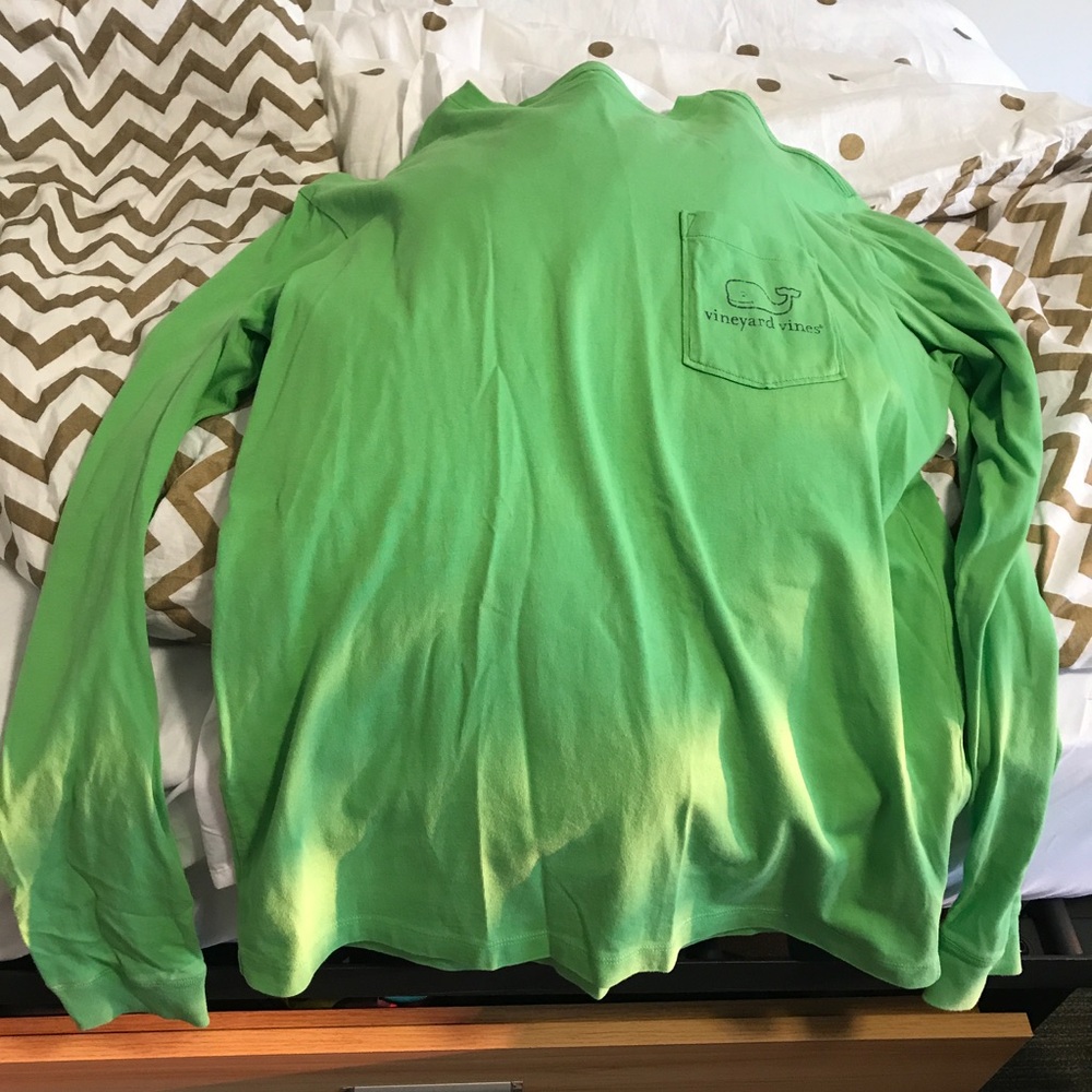 Green Vineyard Vines Long Sleeve T-shirt