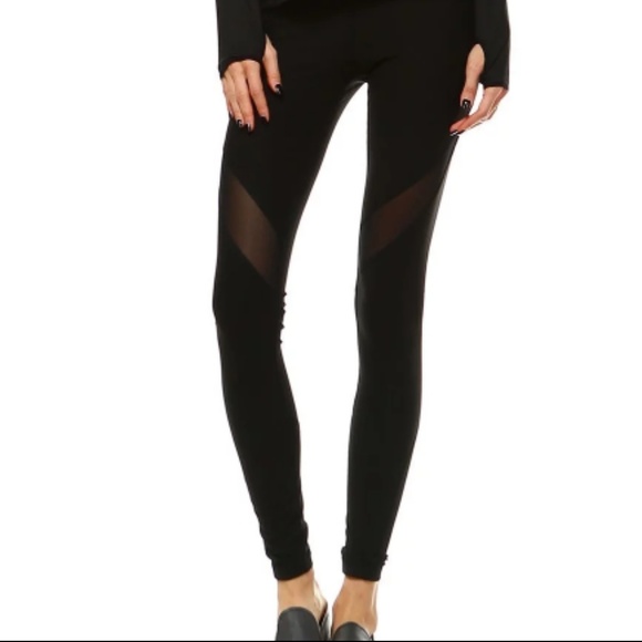 Athletic/Yoga Sheer Mesh Leggings - Picture 4 of 8