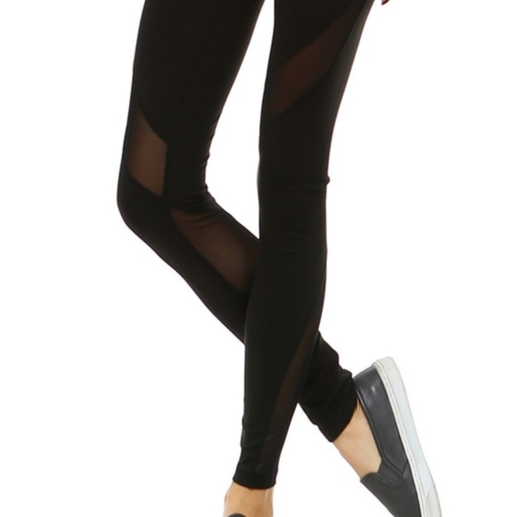 Athletic/Yoga Sheer Mesh Leggings - Picture 6 of 8