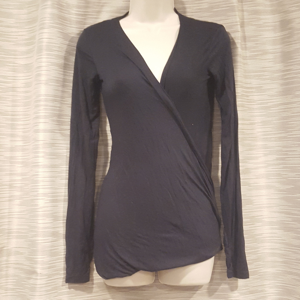 Womens black long sleeve shirt