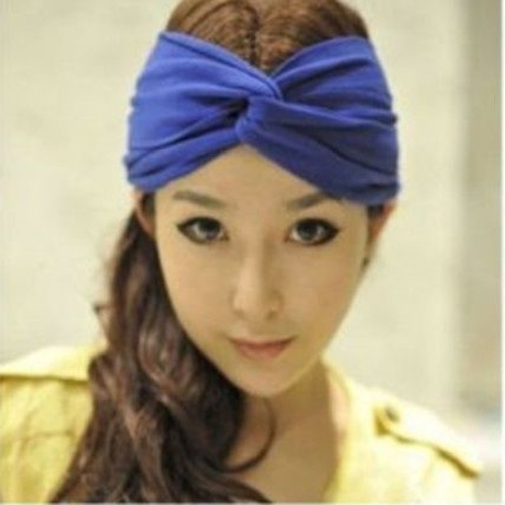 Black Turban Twist Knot Hairband