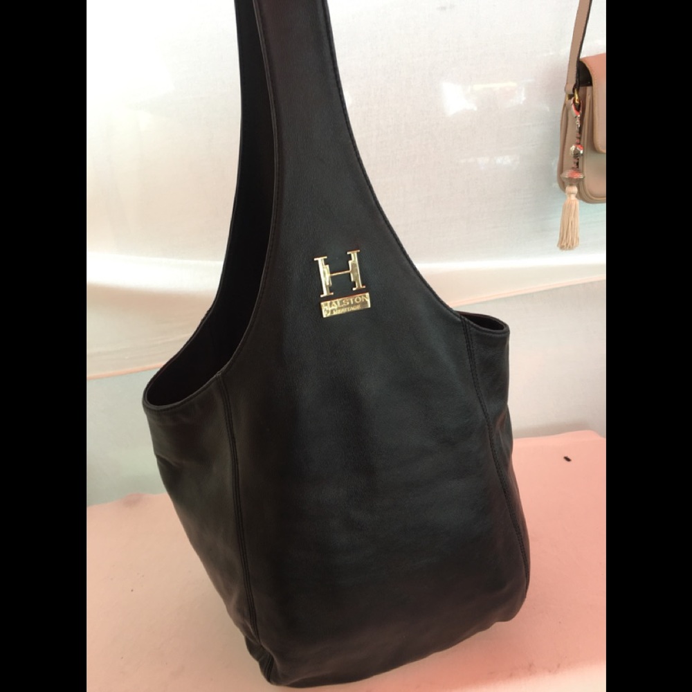 Authentic Halston Heritage hobo purse