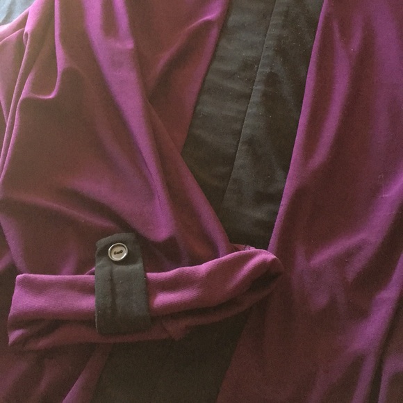 Purple and black top - Picture 2 of 3