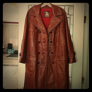 Vintage 24 Dan Di Mode long leather jacket