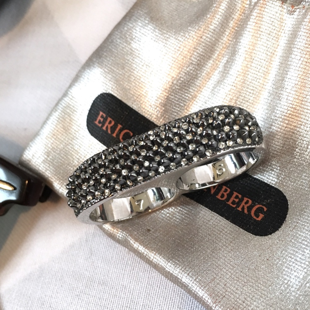 *RARE* Swarovski & Spike Twosome Ring - Picture 4 of 8