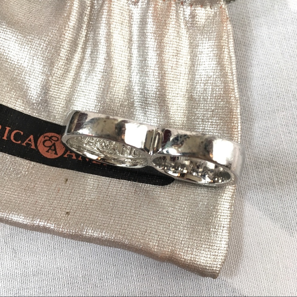 *RARE* Swarovski & Spike Twosome Ring - Picture 6 of 8