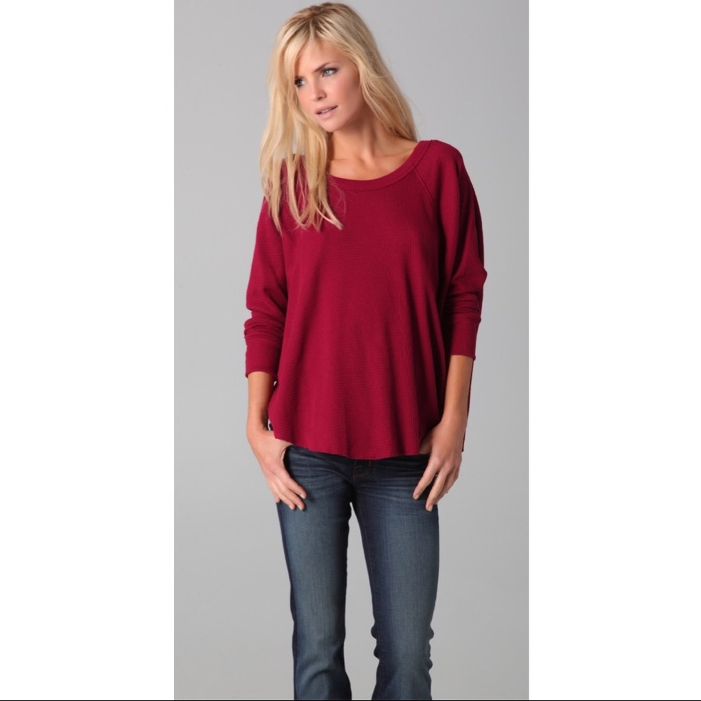 Free People Love Bug thermal top Large