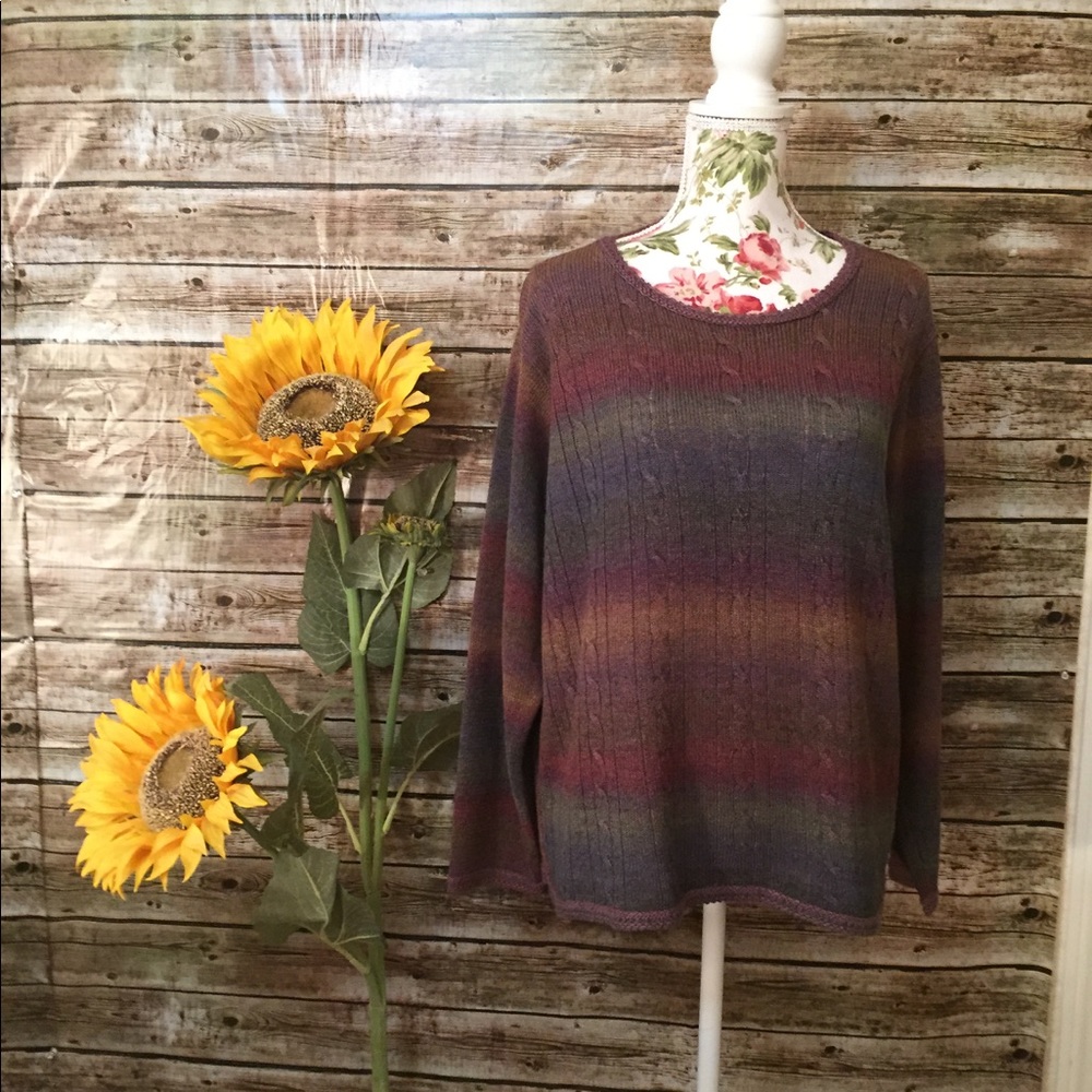 Alfred Dunner XL 95% Acrylic 5% Nylon