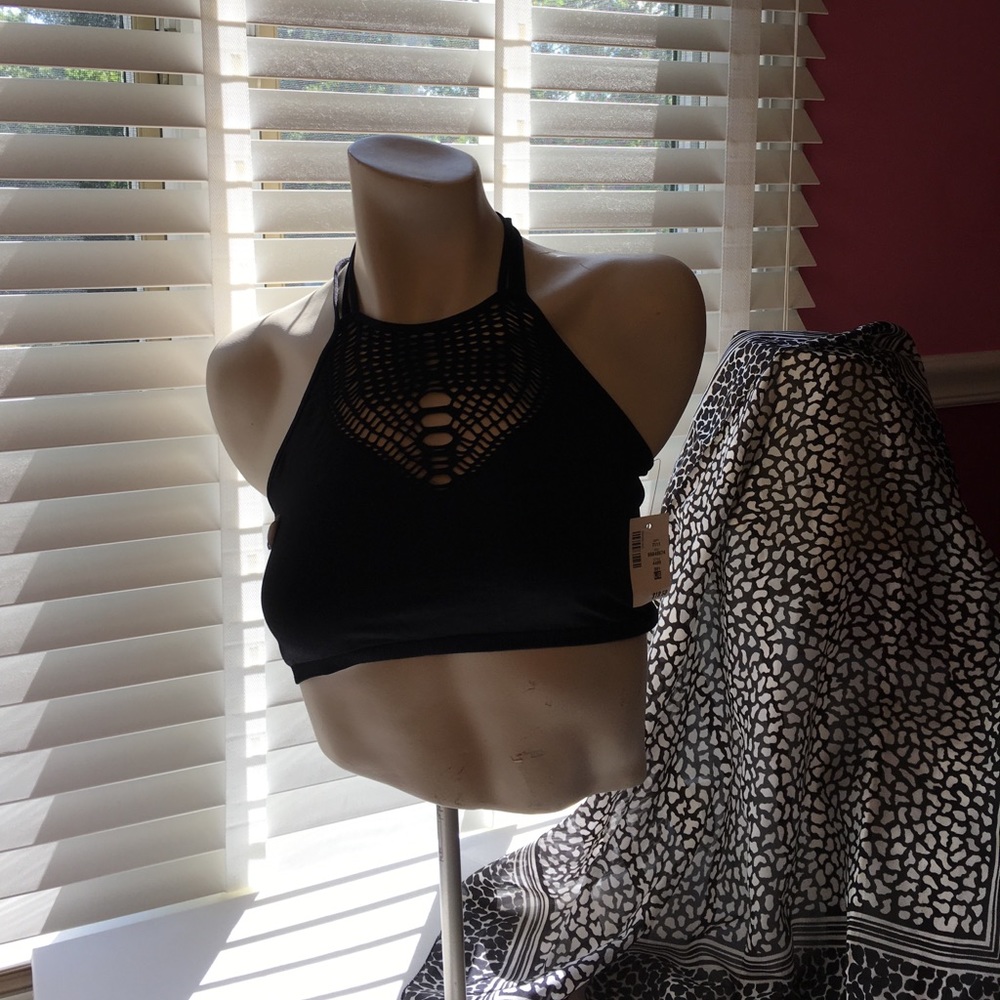 3/$20❤️Aeropostale seamless Large black bralette