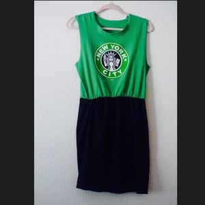 Starbucks New York shirt Dress