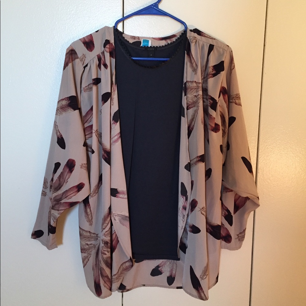 Beautiful Feather Blouse