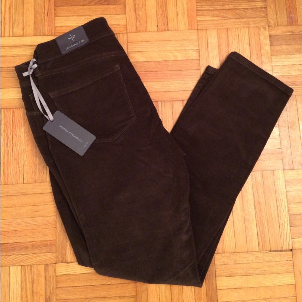 NWT NYDJ skinny cords in molasses