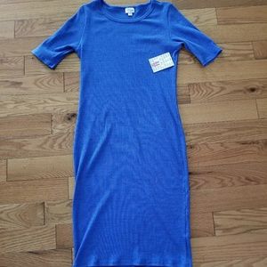 NWT Lularoe Medium Julia BLUE! Very stretchy!!