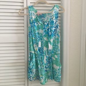EUC Lilly Pulitzer Tybee Romper