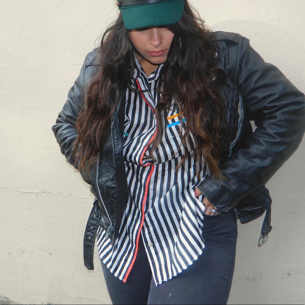 Vintage Moto Leather Jacket