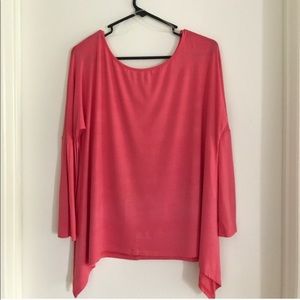 NWOT Coral/Pink Tunic Top