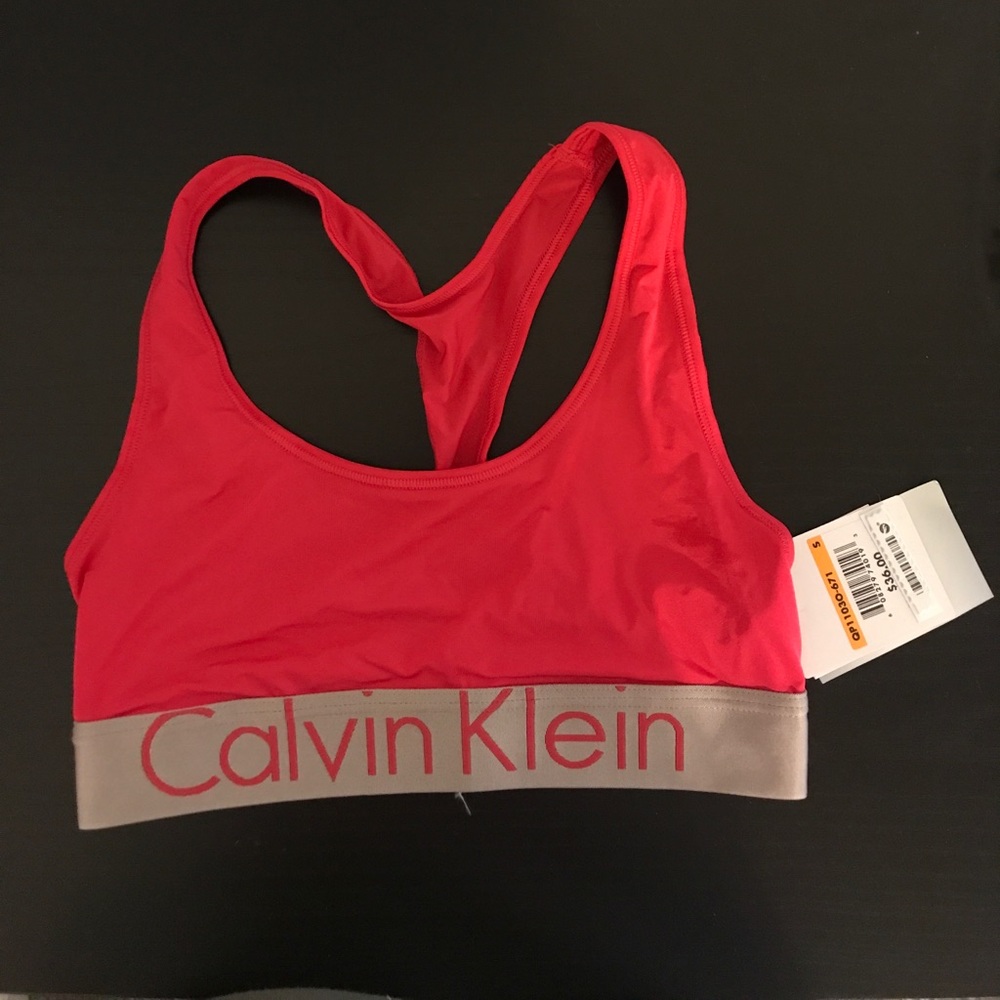 calvin klein sports bra
