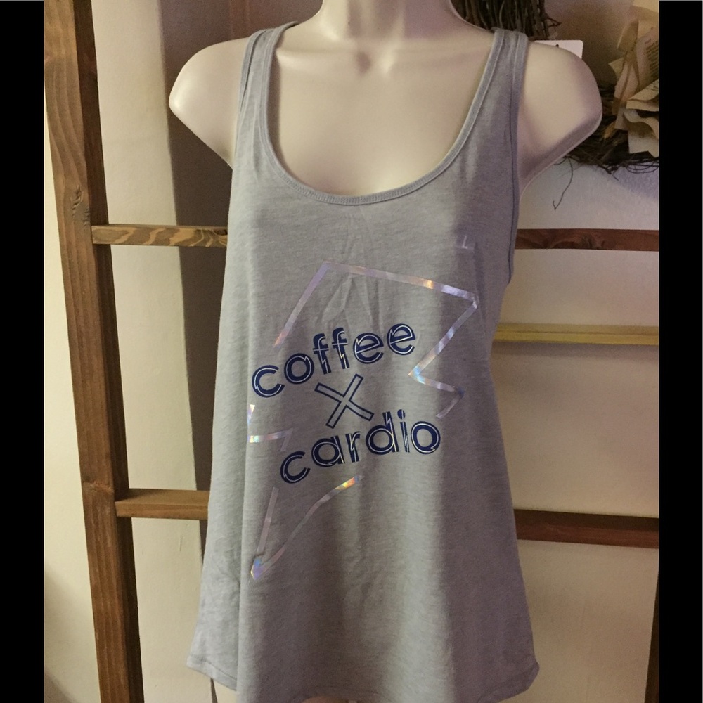 NWT Coffee x Cardio Tank, L