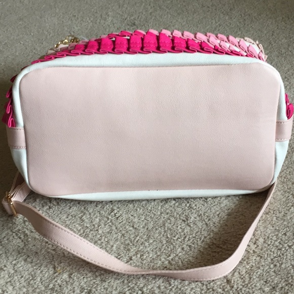 NWT Betsey Johnson Pleat&Thank You Blush Purse - Picture 6 of 6