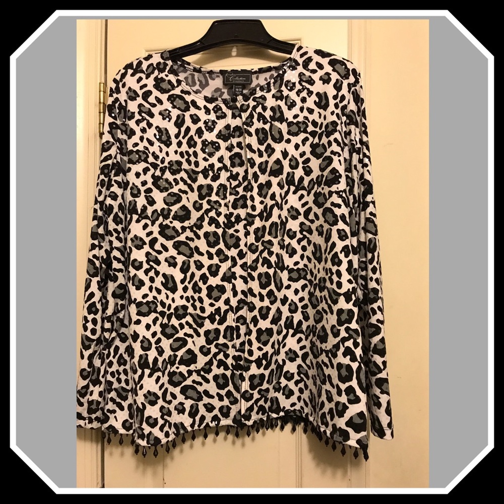 Cardigan combo w/ sleeveless tank Sz 18/20