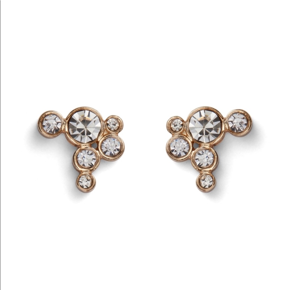 Sophia Harper crystal cluster earrings