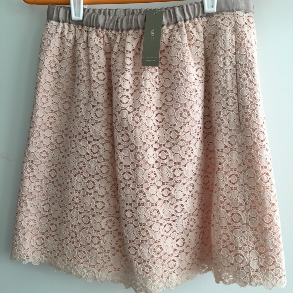 J.Crew Lace Mini Skirt