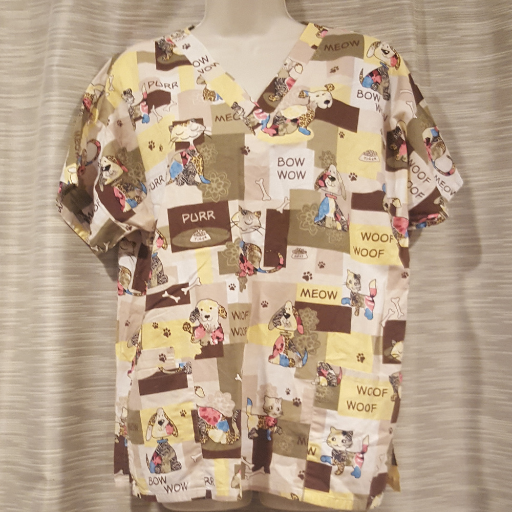 Womens scrub top
