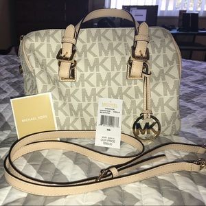 Michael Kors Vanilla MD Satchel