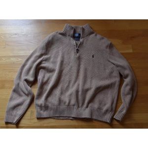 Ralph Lauren Polo Quarter Zip Sweater Size XXL
