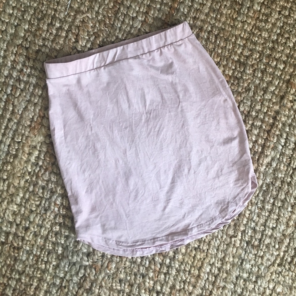 Blush Pink Mini Skirt