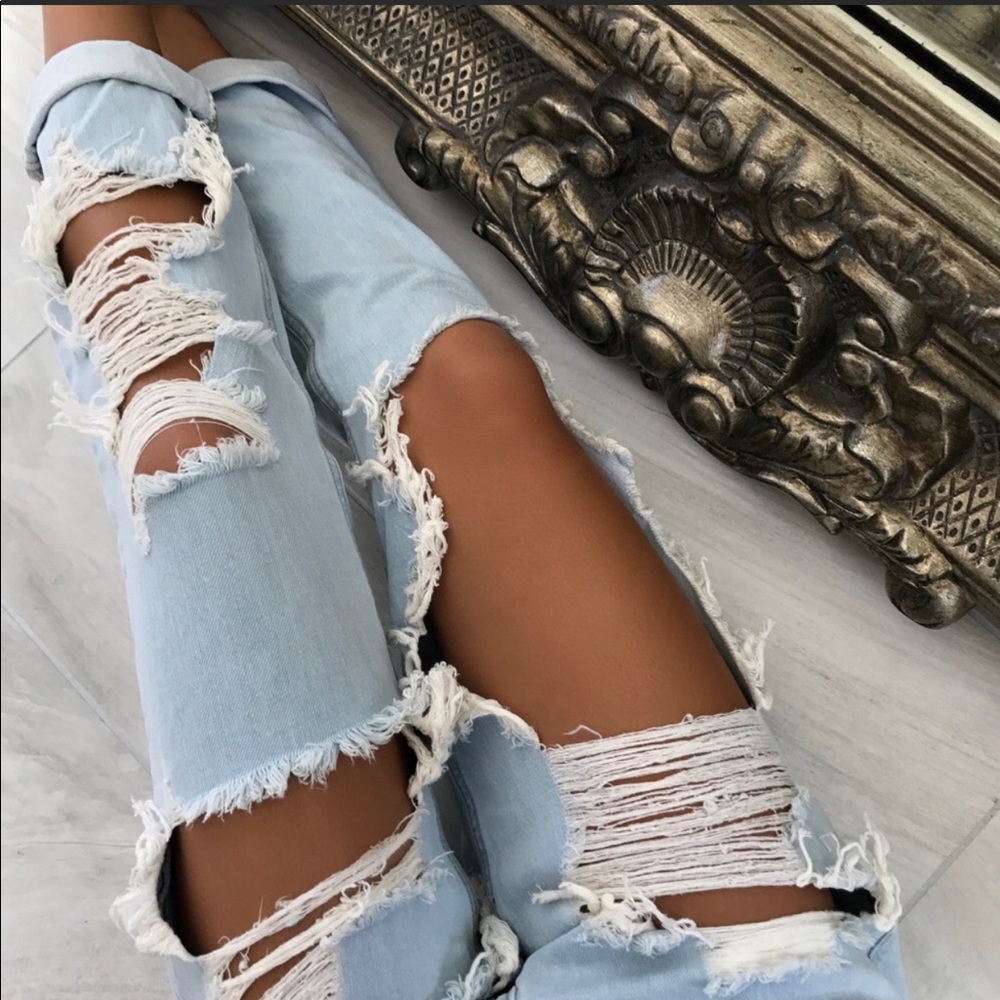 Boyfriend destroyed jeans!