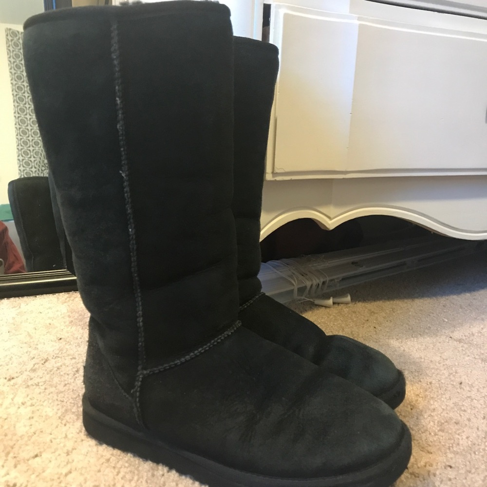 Tall Black Classic Ugg Boots